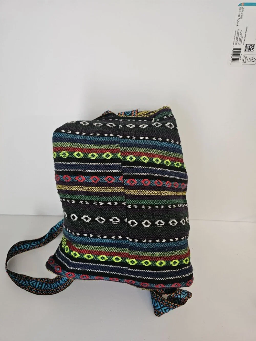 Unbranded Backpack Jerusalem Hippie Boho Festival Multi-Color